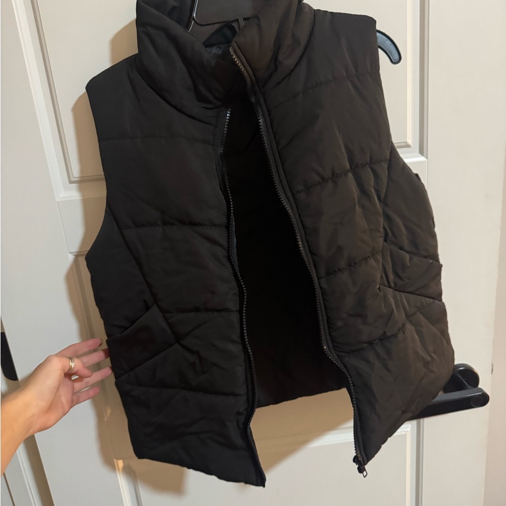 SHEIN Black Satin Vest